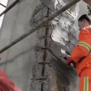 雨花台梁板柱楼梯空洞蜂窝剥落露筋等表面破损修补用高强聚合物修补砂浆